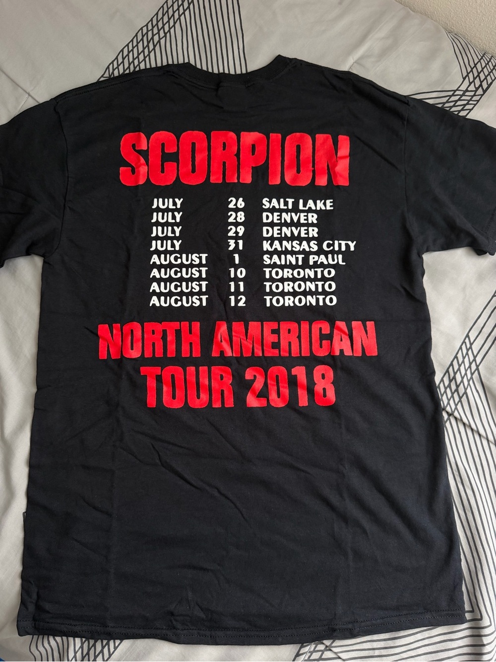 Drake Scorpion North American Tour 2018 Tee